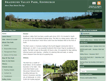 Tablet Screenshot of braidburnvalleypark.org.uk